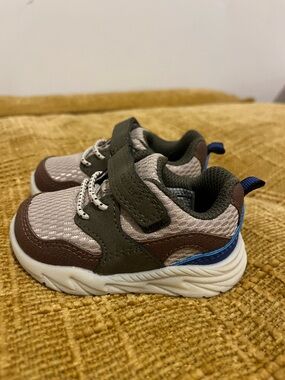 Carter's Brown & Olive Baby Sneakers